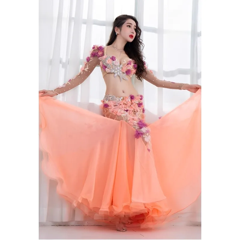 Ethnic Fashion India - Traje de dança do ventre personalizado,
