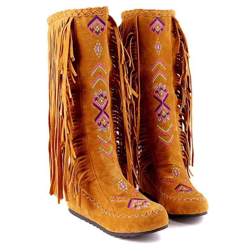 Botas Femininas de Cano Longo  - Ethnic Fashion For Women avaliação e preço