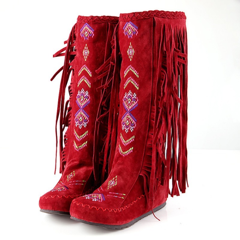 Botas Femininas de Cano Longo  - Ethnic Fashion For Women avaliação e preço