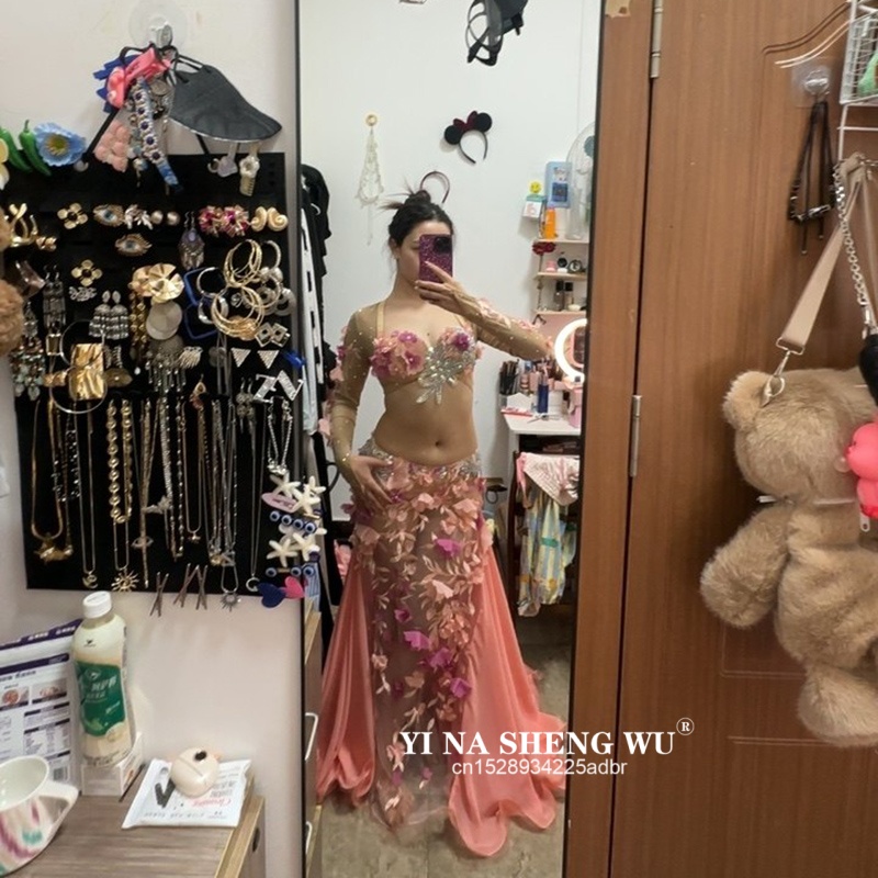 Traje de dança do ventre perso - Ethnic Fashion India avaliação e preço