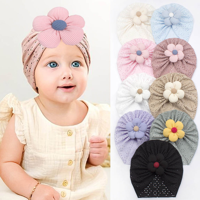 3d flor bebê turbante boné ver - Ethnic Fashion India avaliação e preço