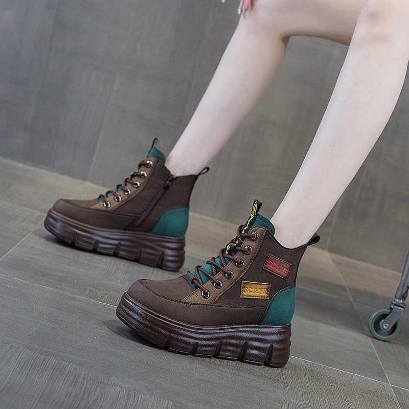 Botas de Plataforma Femininas, - Ethnic Fashion For Women avaliação e preço