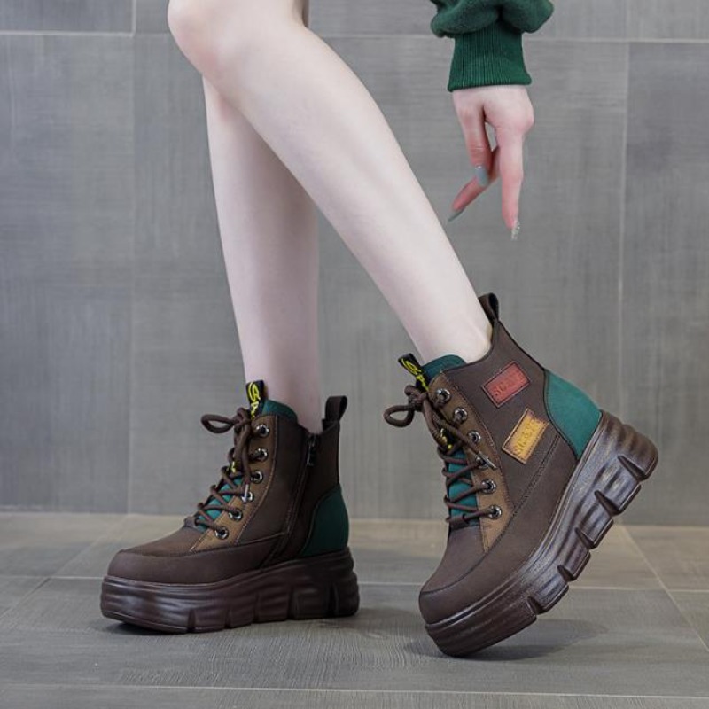 Botas de Plataforma Femininas, - Ethnic Fashion For Women avaliação e preço