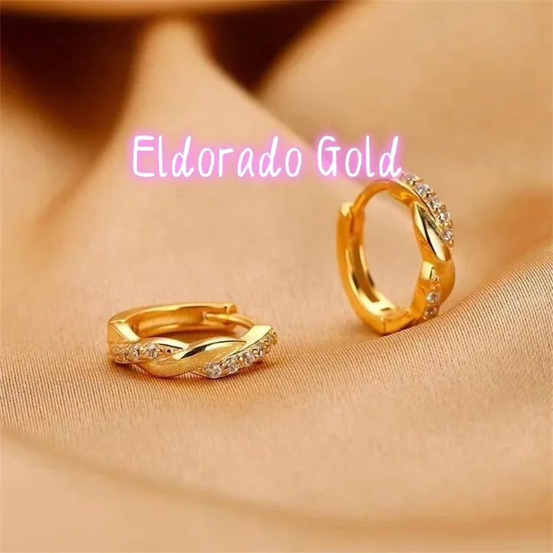 Brincos de Ouro 18K AU750 Eldo - Ethnic Fashion Trends 2025 avaliação e preço