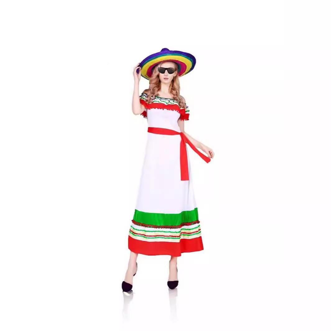 Novo Vestido de Fantasia Étnic - Ethnic Style Dresses avaliação e preço